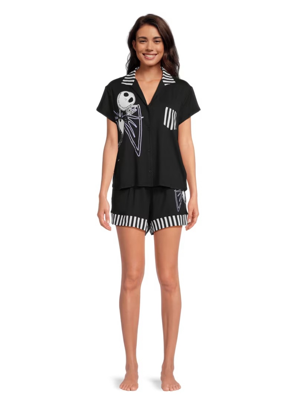 Disney Nightmare Before Christmas Women's 2-Piece Pajama Set